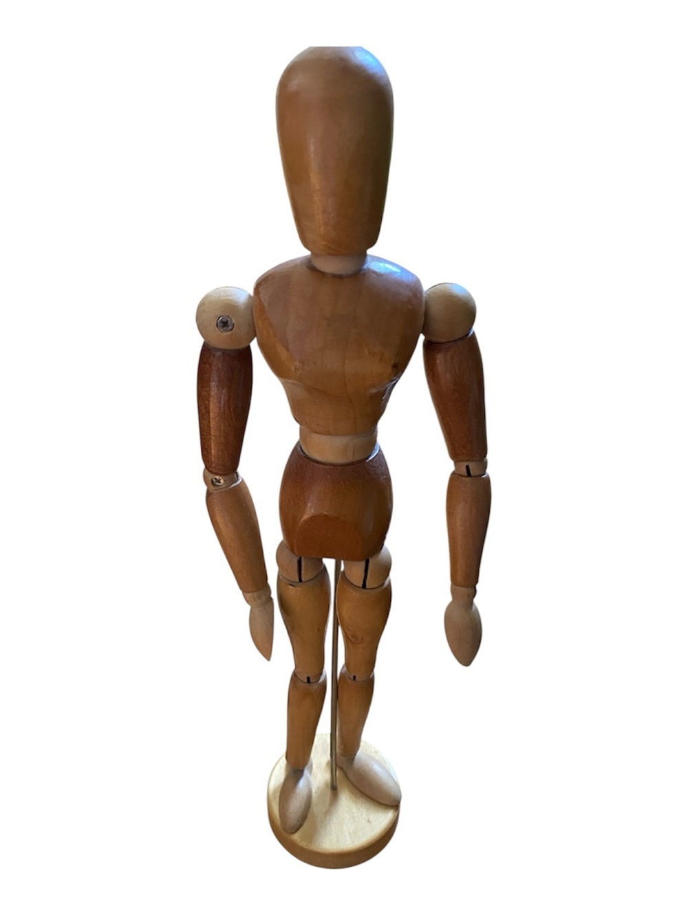 Vtg Female Wooden Figure